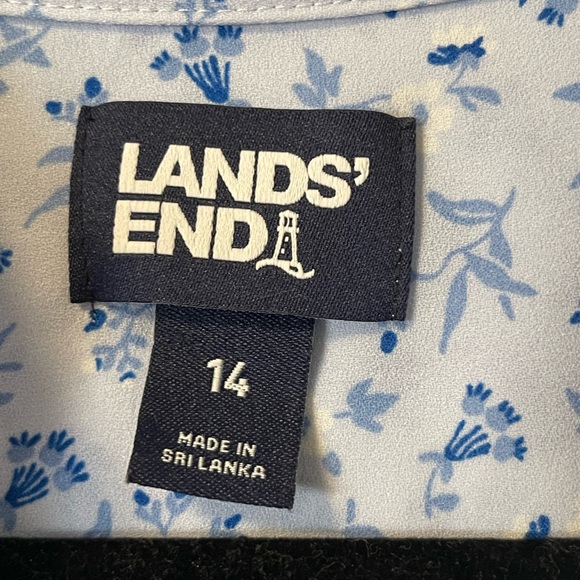 Blue Floral Chase Blouse - Picture 4 of 5